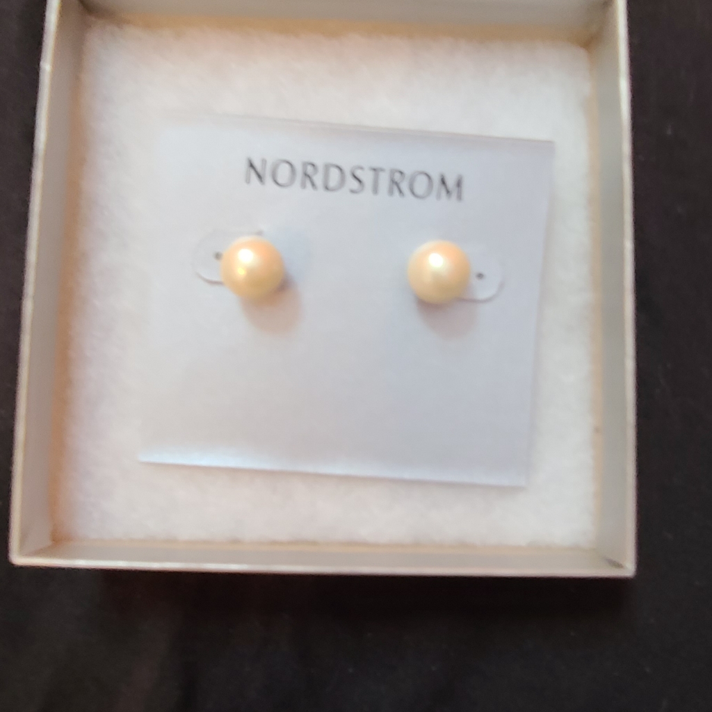 Nordstrom Faux Pearl Pierced Earrings